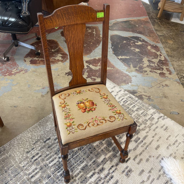 Needlepoint Accent Chair