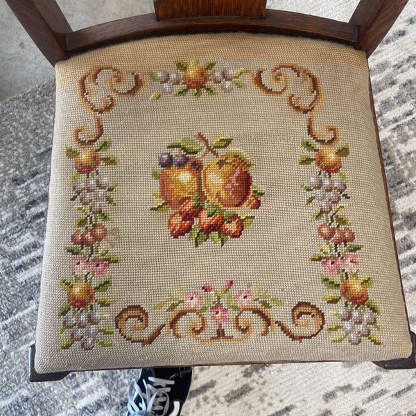 Needlepoint Accent Chair