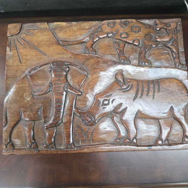Vintage Carved Chinese Camphor Chest