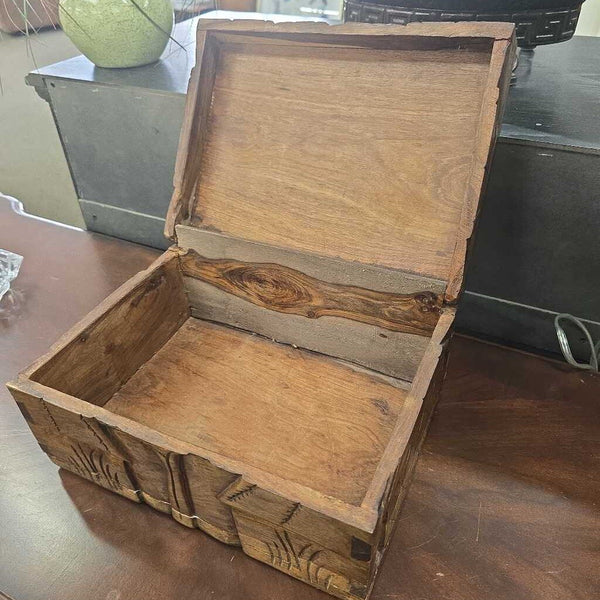Vintage Carved Chinese Camphor Chest