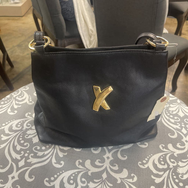 Paloma Picasso Leather Handbag As Is