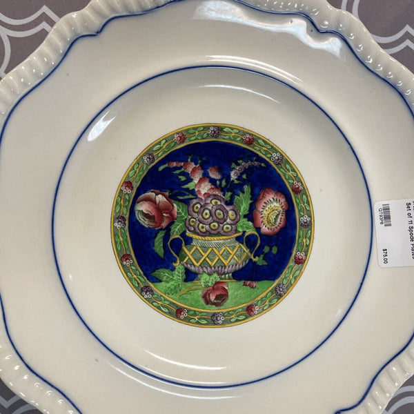 Set of 11 Spode Plates