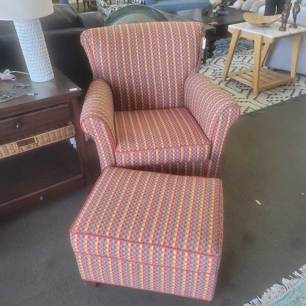 Chair w/Ottoman