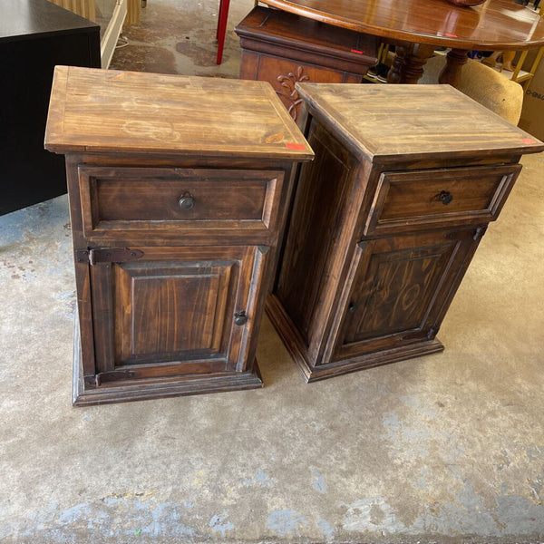 Pair of Nightstands AS IS