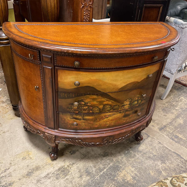 Half Moon Accent Cabinet