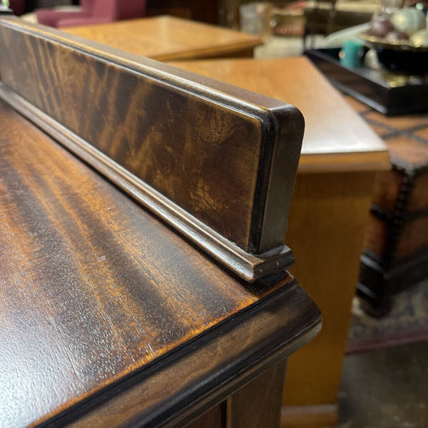 Burled Wood Entry Table As is