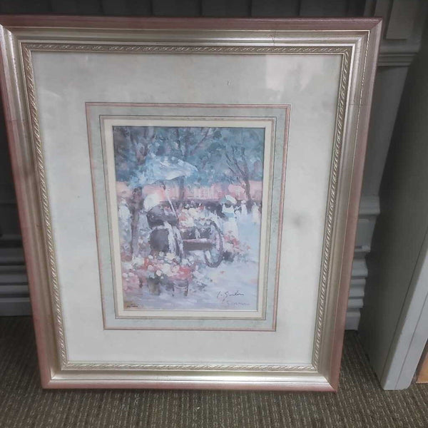 1989 Ltd Ed Signed L. Gordon w/ COA Fresh Flowers