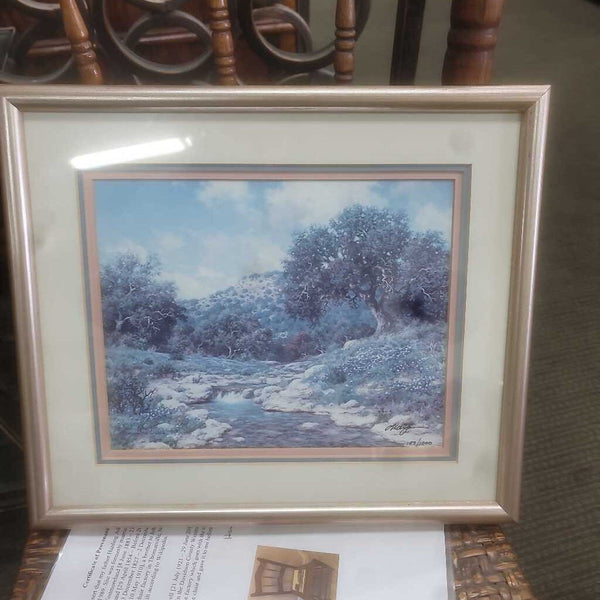 1989 Ltd Ed Signed L. Gordon w/ COA Fresh Flowers