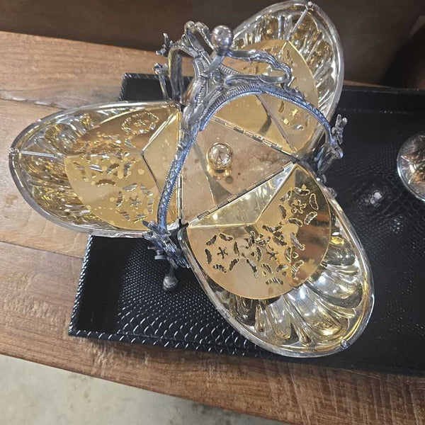 Silver Plated Butterfly Serving Platter