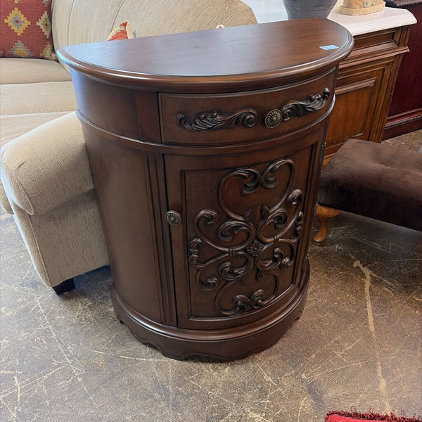 Half Moon Accent Cabinet