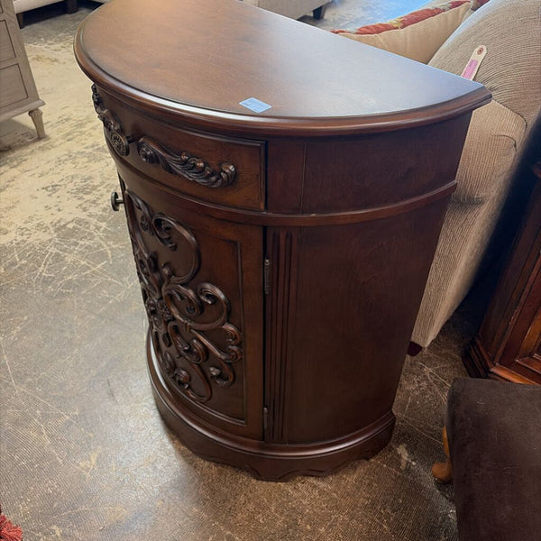 Half Moon Accent Cabinet