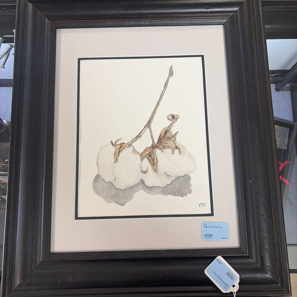Signed Cotton Art