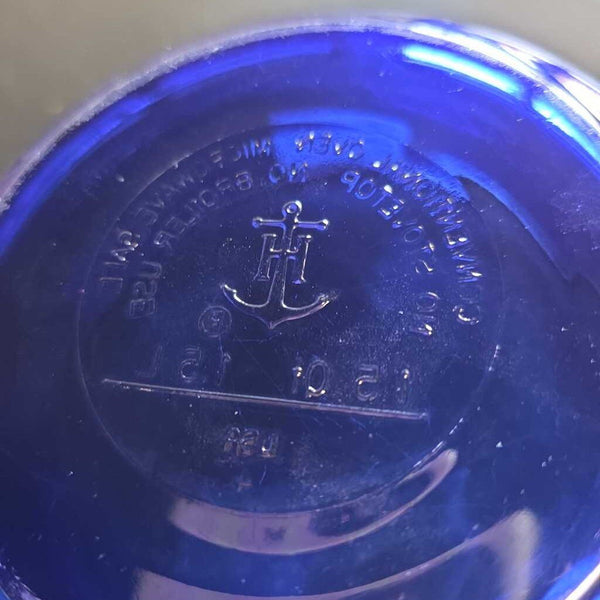 Set of 3 Vintage Anchor Hocking USA Blue Pyrex Bowls