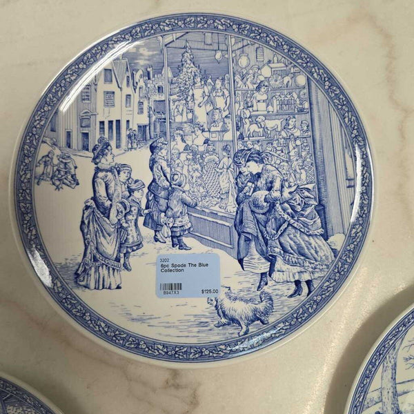 6pc Spode The Blue Collection