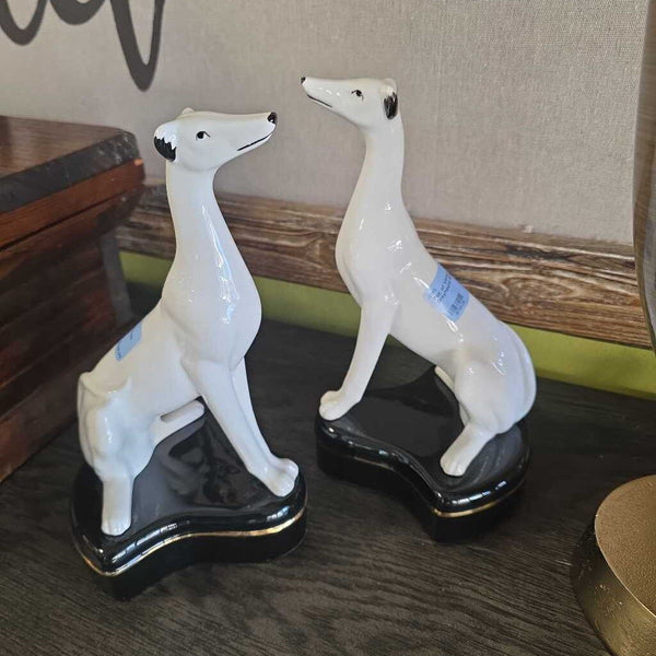 Pair of Vintage Greyhound Bookends