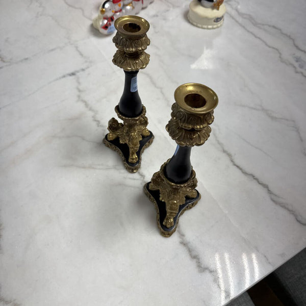 Pair of Mid Century Candle Holders
