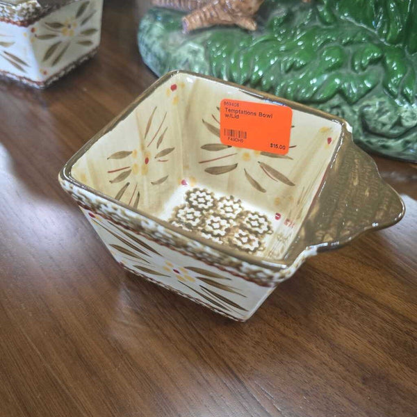 Temptations Bowl w/Lid