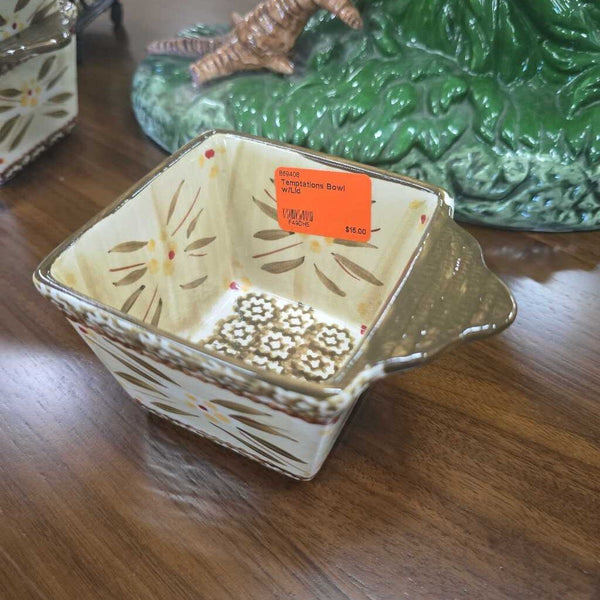 Temptations Bowl w/Lid