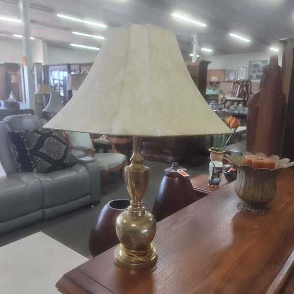 Brass Lamp w/Shade