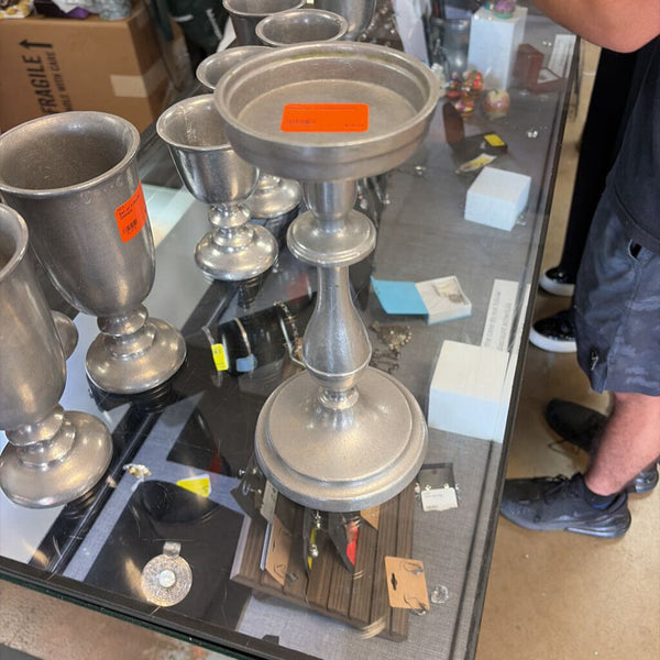 Pewter Candlestands