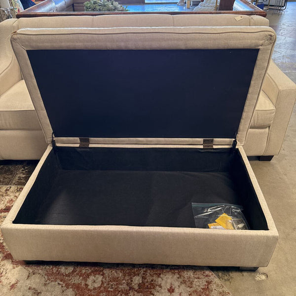 Sofa Sleeper w/Storage Ottoman AS Is