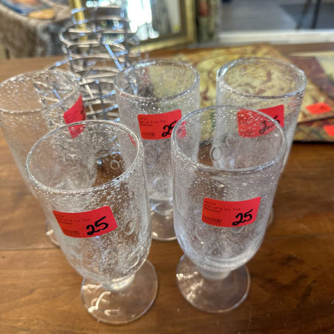 Set of 5 Ice Tea Glasses