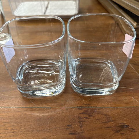 Pair of lowball glasses